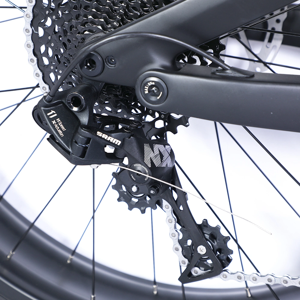 New Fashion Electric Fat Tire Ebike Full Suspension 4.8&prime;&prime; Tyre Mountain Bike