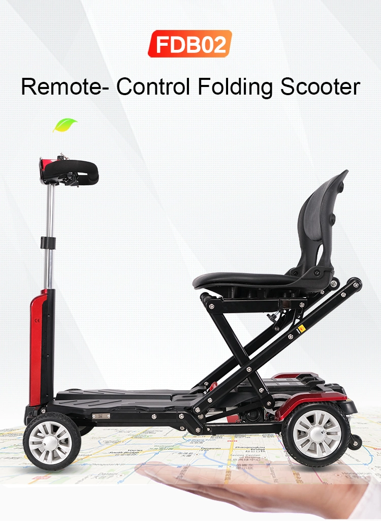 Automatic Folding Four Wheel Electric Scooters for Adult
