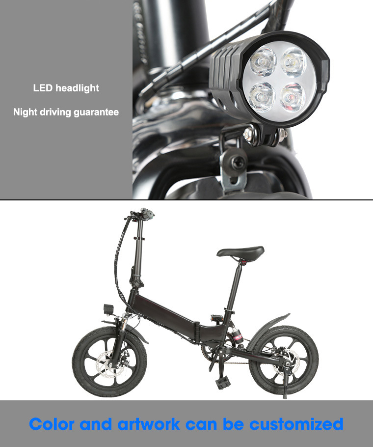 250W Brushess Motor E Bicycle E-Bike Ebike Pedal Assist Electric Bike Ebicycle