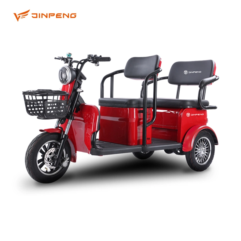 Jinpeng New Design Electric Scooter Bicycle Tricycle Etrike High Quality Three Wheel 3 Passengers