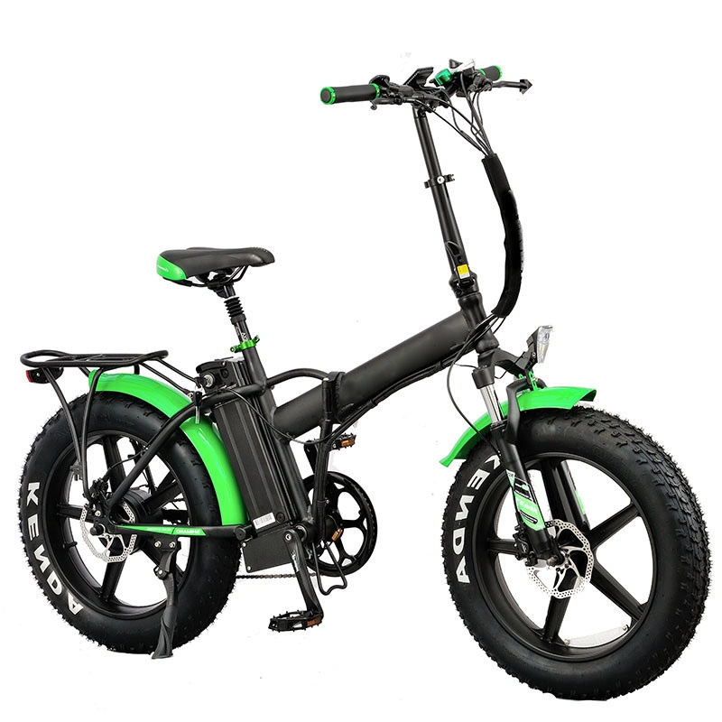 48V350W Fat Tyre Electrical Bicycle Mini Motor Folding Electric Moped E-Bike