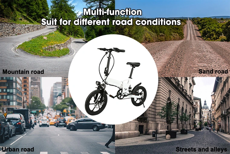 36V 5.2ah /7.8ah Electrical Mini Folding Bikes Electric Moped Bike E Bicycle