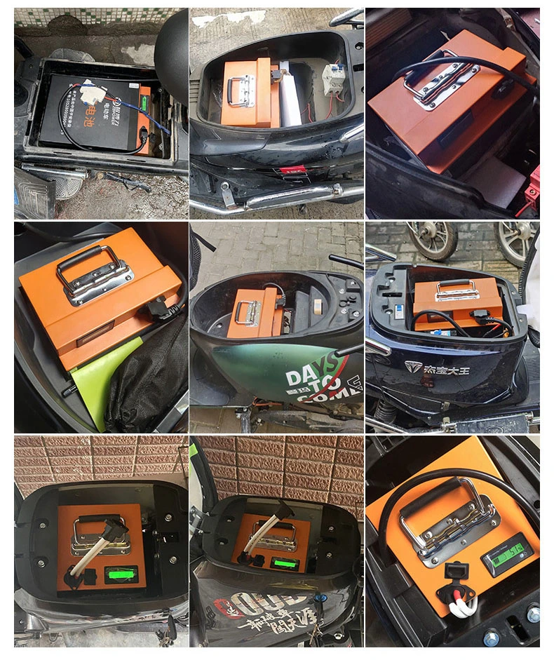 48V 20ah Lithium Ion LiFePO4 Electric Bike Motorcycles Scooter Battery