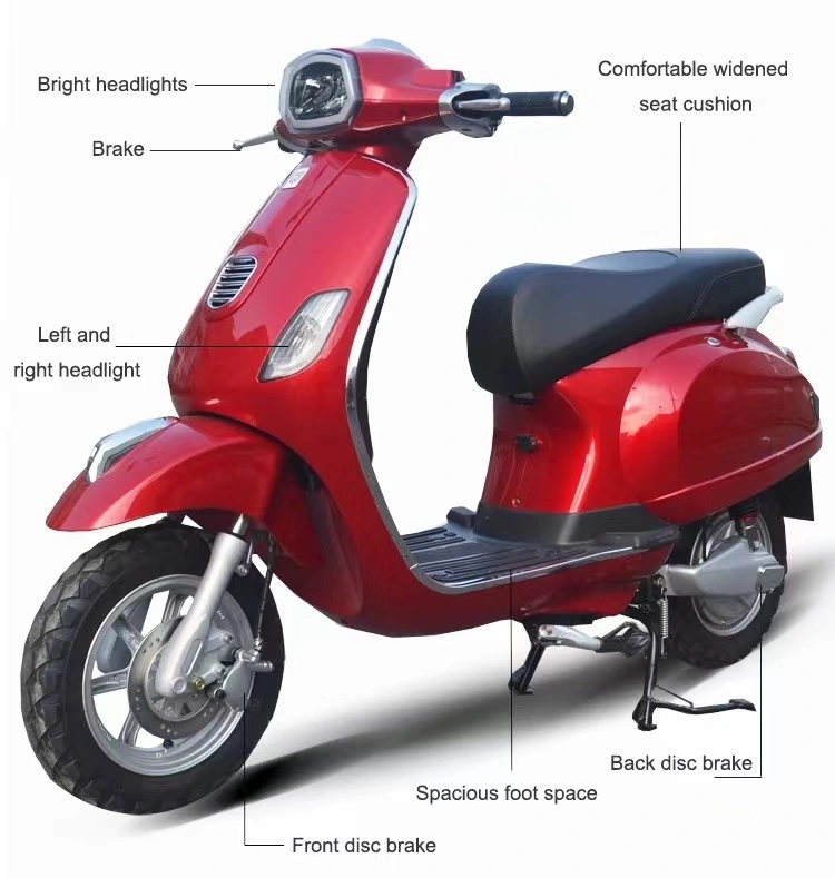 OEM 60V Electric Scooter Adults Two Wheeled Electric Motorcycle Moped