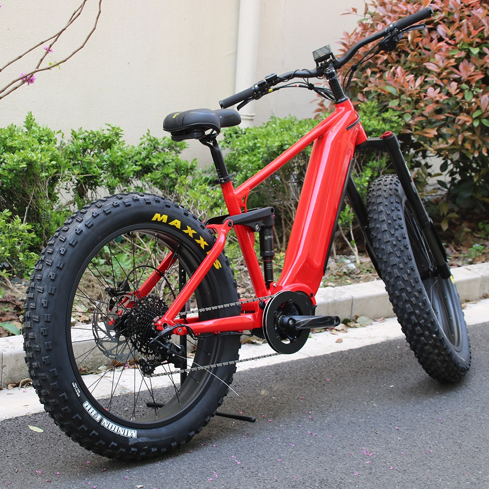 New Fashion Electric Fat Tire Ebike Full Suspension 4.8&prime;&prime; Tyre Mountain Bike