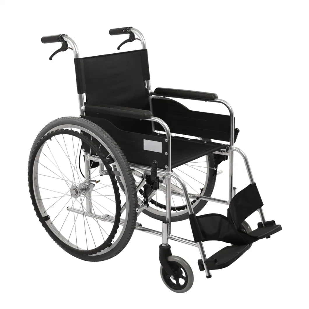 Factory Wholesale Cheap Aluminum Manual Wheelchair for Elderly People