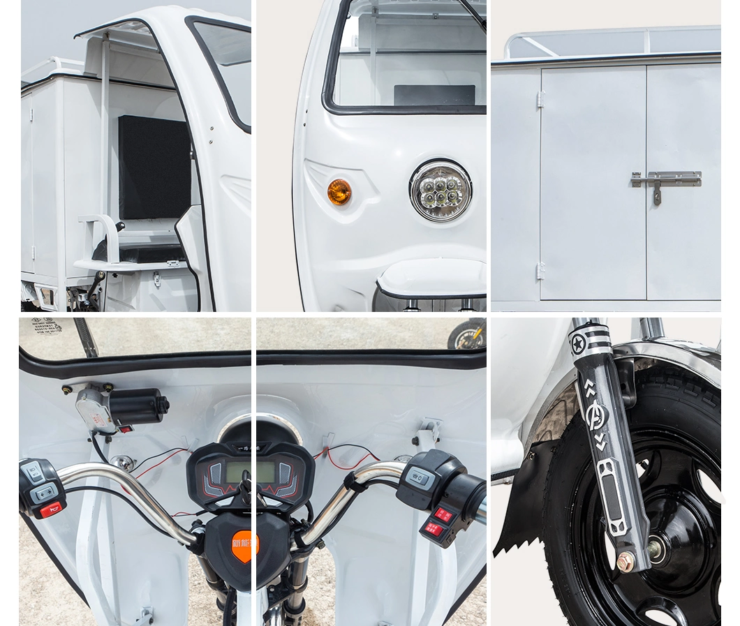 Electric Rickshaw Box Express Car with Big Cargo