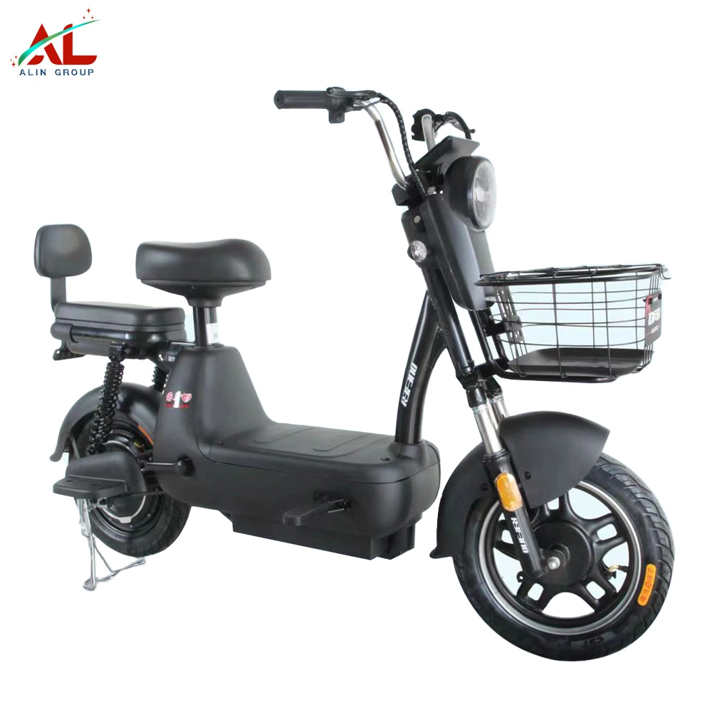 China New Type Electric Scooter 2 Seater 48V 350W Electric City Bike EV Bike E Cycle Electric Bicycle Without Battery