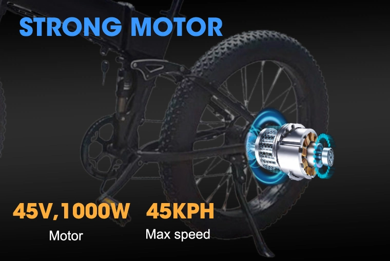 High Quality off Road Electric Bike 7 Speed Li-ion Battery Moped Ebike 1000W