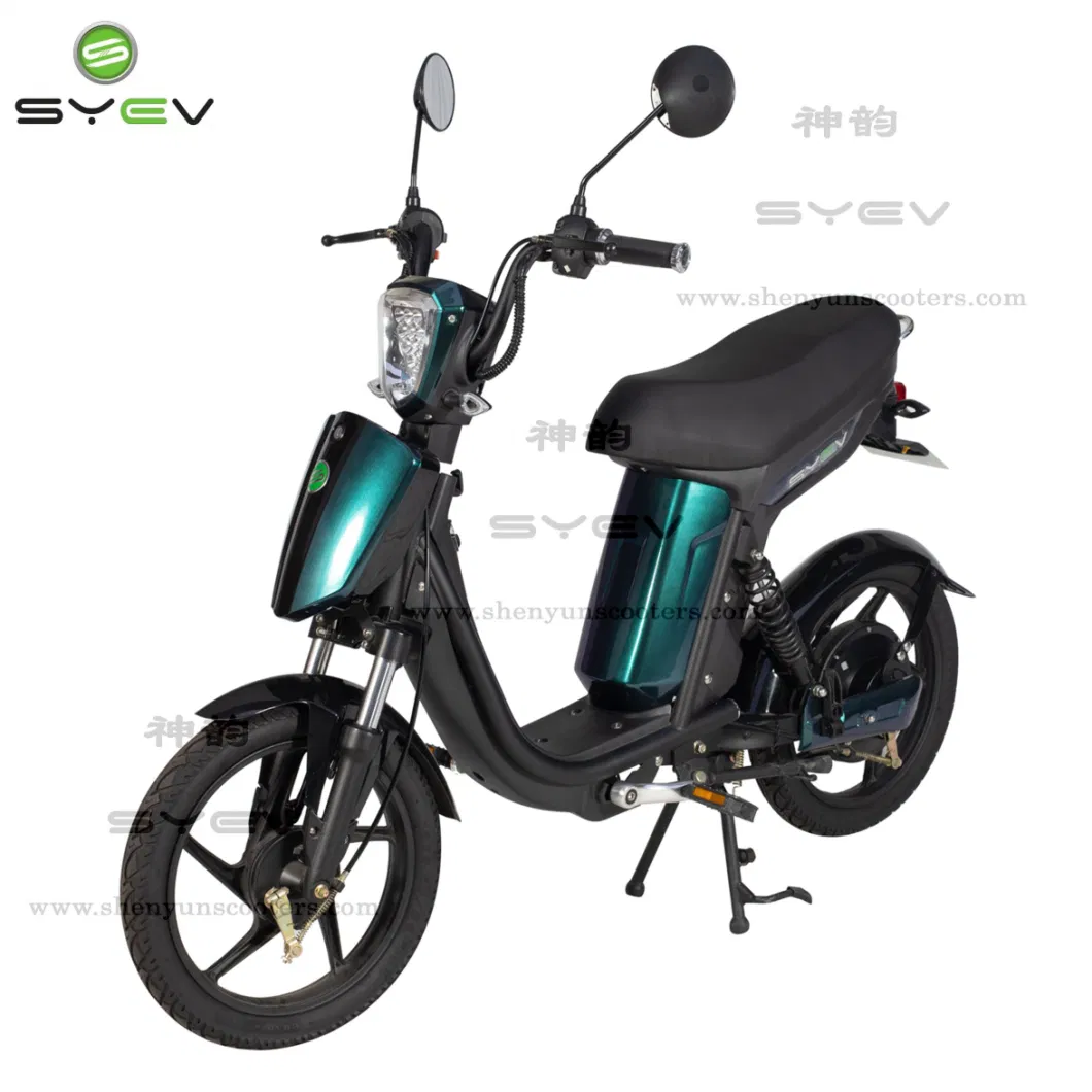 Shenyun Patented Product Electric Scooter 350W 48V Removable Battery Electric Bike with Pedals