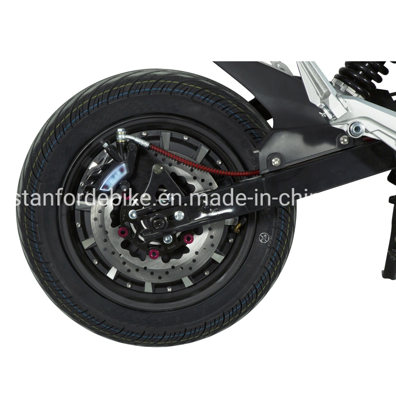 2021 Chinese Electric 3000W Adult Electric Motorcycles Racing Bike Scooter with Disc Brakes