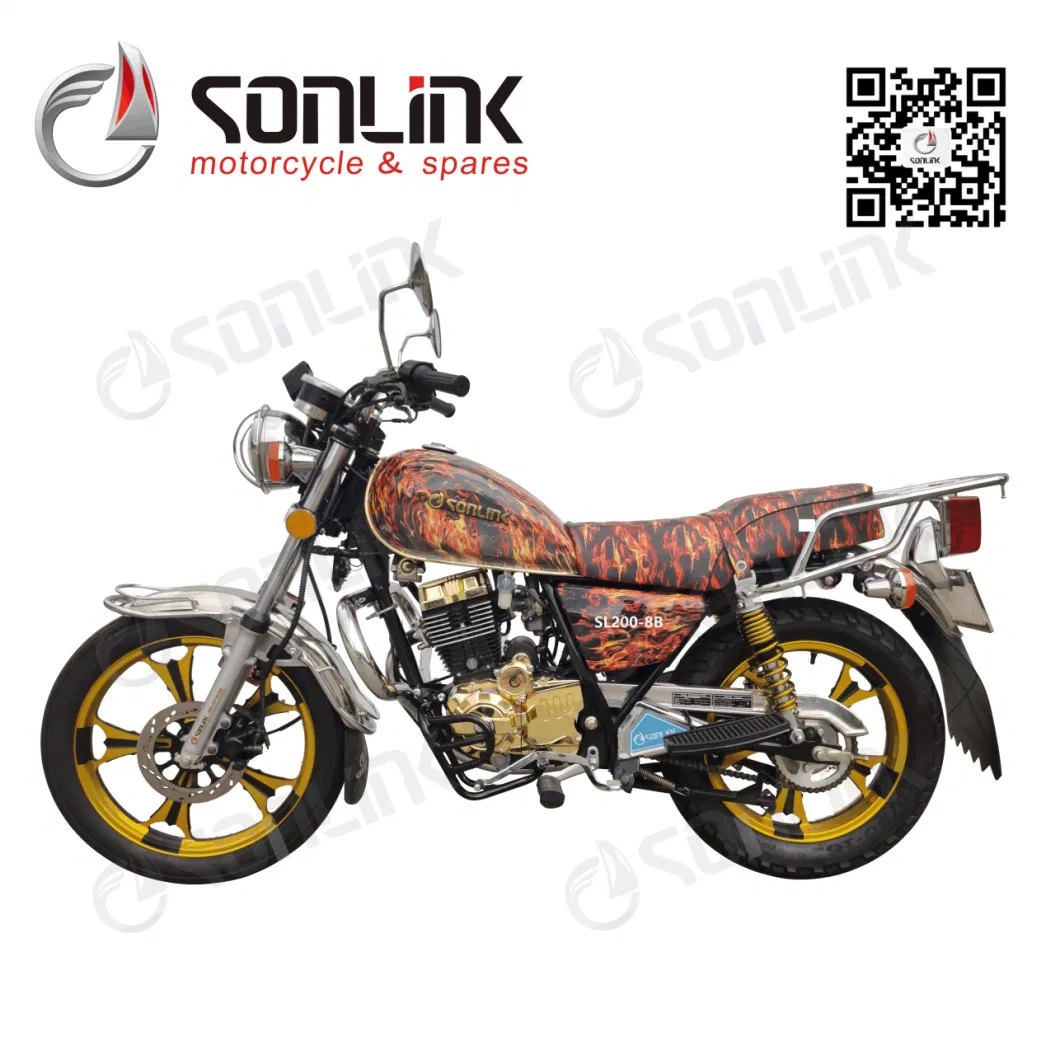 Motorcycle Factory Direct Sale 200cc Gn Engine Manned Motorcycle/Motorbike