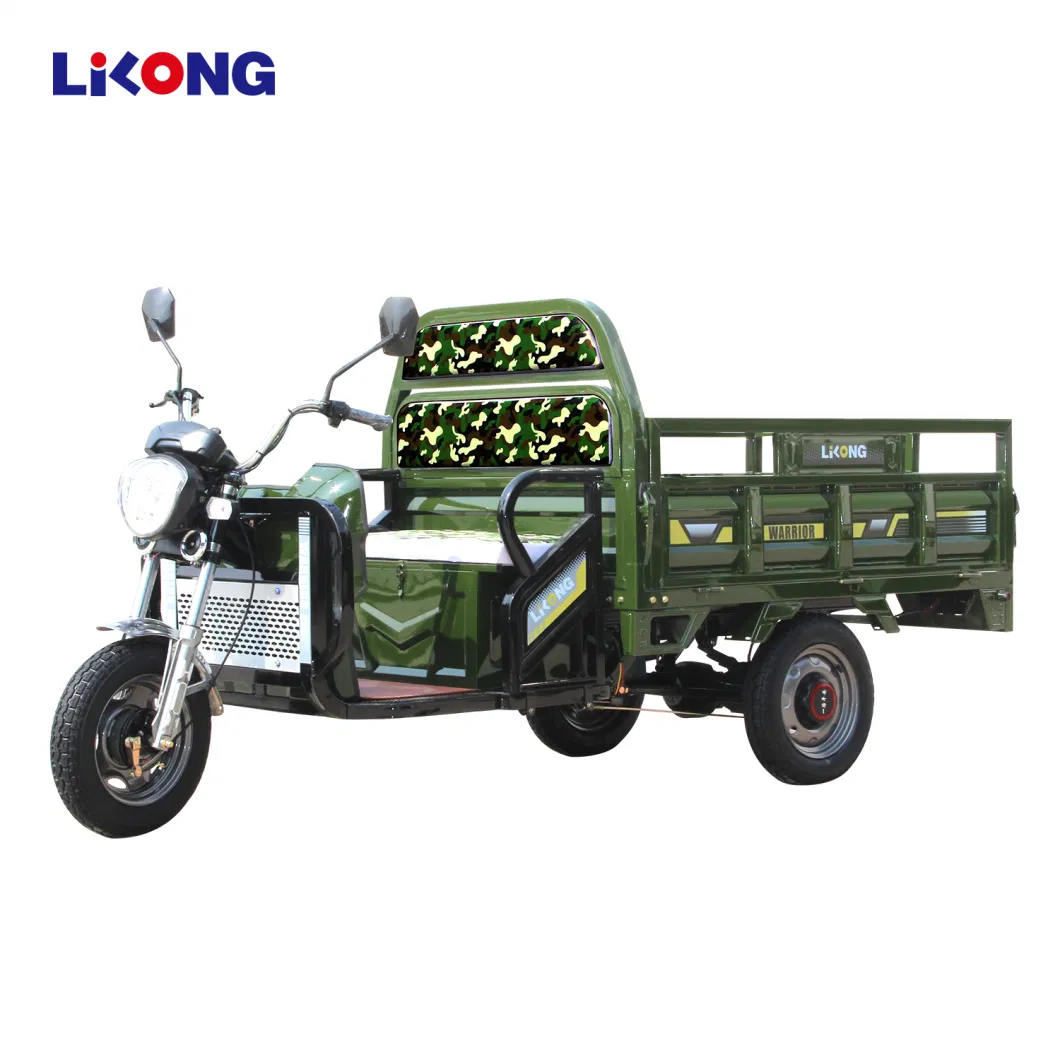 Lilong Top Quality Powerful 3 Wheel Electric Motorcycle Cargo Tricycle