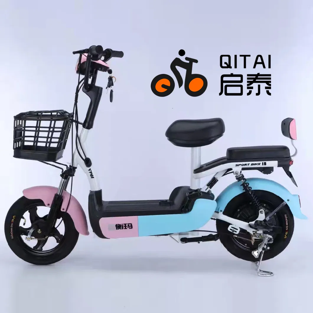 5% Discount 36V/48V/350W Motor Battery E Bike City Bicycle Scooter City Electric Riding with LED Light, Tubeless Tyre China Producing City Bike China Bicycle