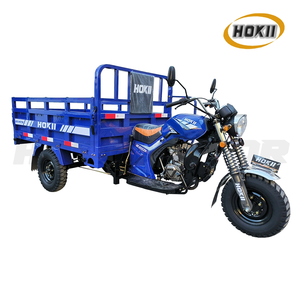Fashion Design 250cc Triciclo Booster Rear Axle Heavy Load Gasoline Cargo Tricycle 3 Wheel Motorcycle Electric Tricycle Rickshaw for Sale