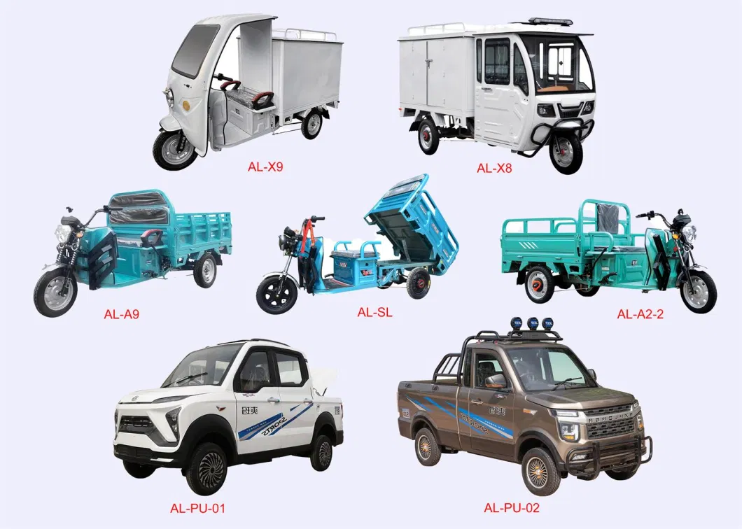 Motorcycle Tricycle Battery Power Electric Tricycle with Solar Panel