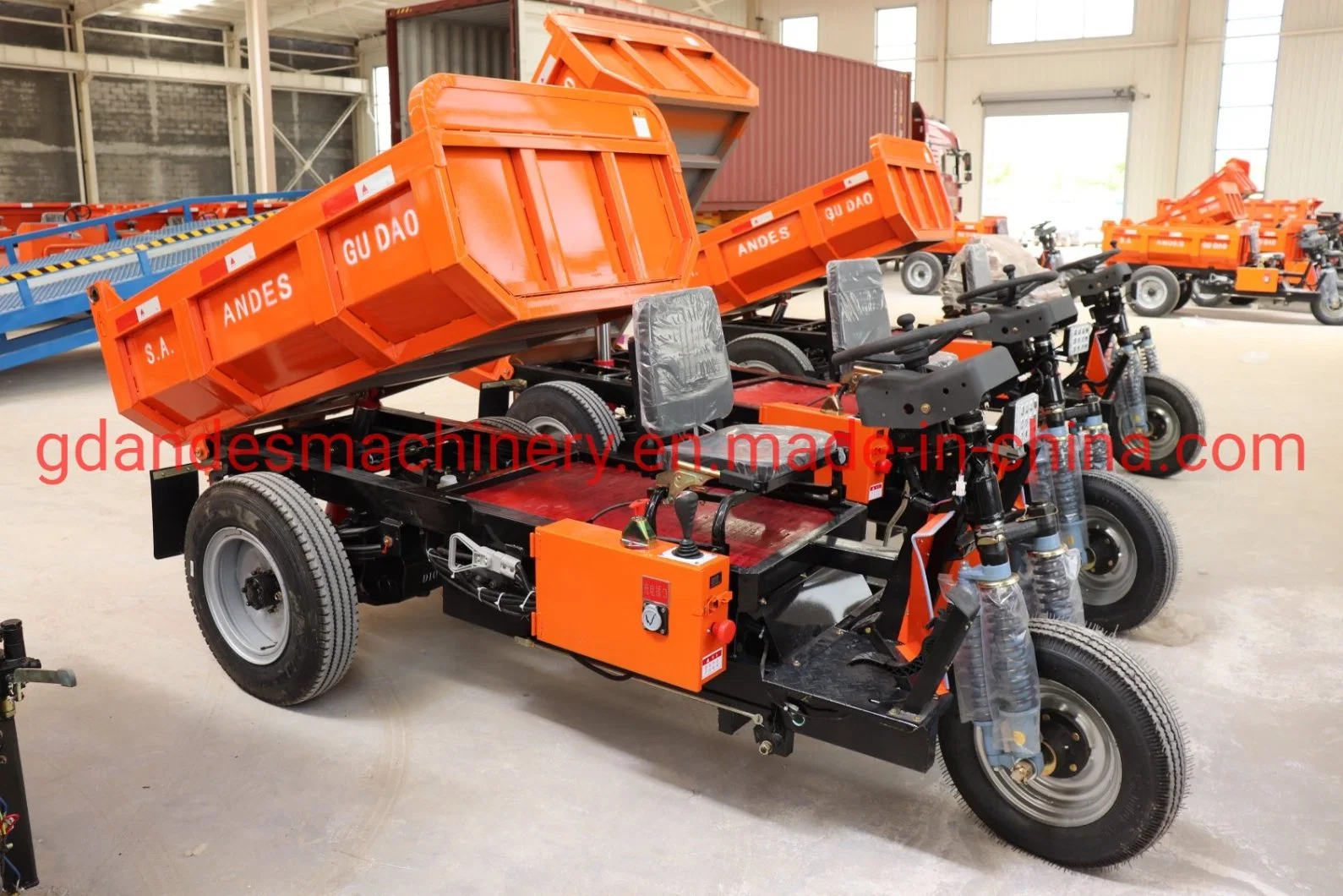 4 toneladas de motocicleta de tres ruedas para transporte de capacidad ligera