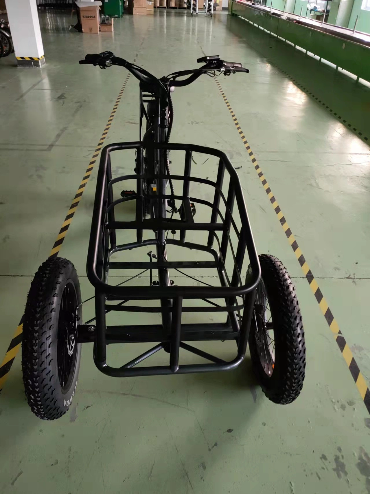 Triciclo el&#233;ctrico neum&#225;tico Fat pr&#225;ctica con 3 ruedas para adultos