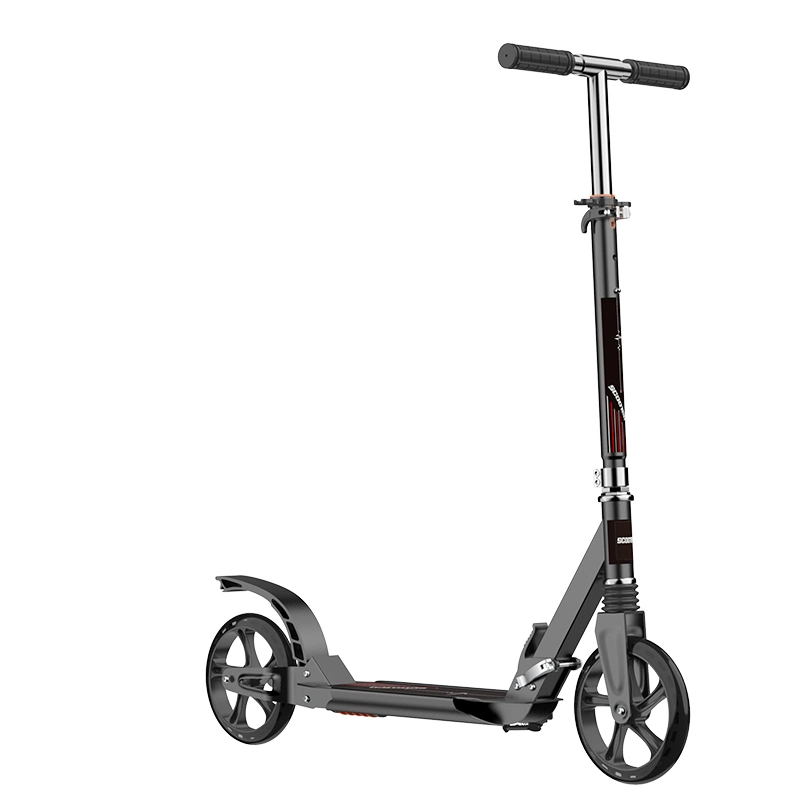 La juventud gran PU 200mm ruedas Scooter adulto absorbedor Kick
