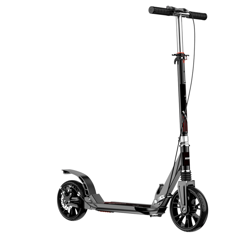 La juventud gran PU 200mm ruedas Scooter adulto absorbedor Kick