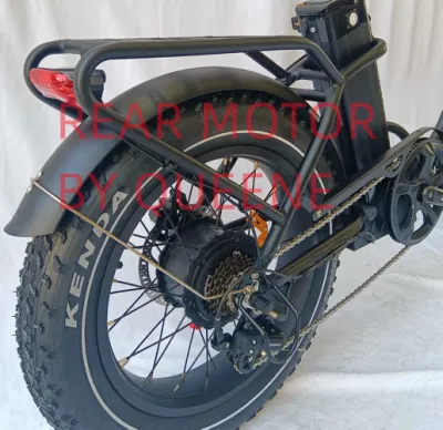 Bicicletta elettrica per trinciatore Ebike Super Dual Motors da 48 V 500 W. Mountain Electric Bicycle
