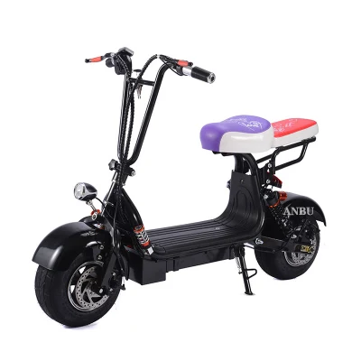 Bici EEC Coc 800W 48V Personalizza colore Donna uomo elettrico Scooter Cityco Fat Tire Scooter elettrico