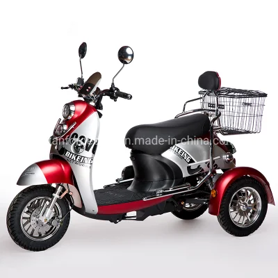 Nuovo passeggero accessibile Adulti elettrico 3 ruote bicicletta elettrica tre elettrici Scooter a gas motore Trike Cargo Bike Motociclismo scooter triciclo