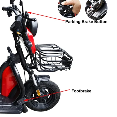Bicicletta motorizzata a 3 ruote per anziani