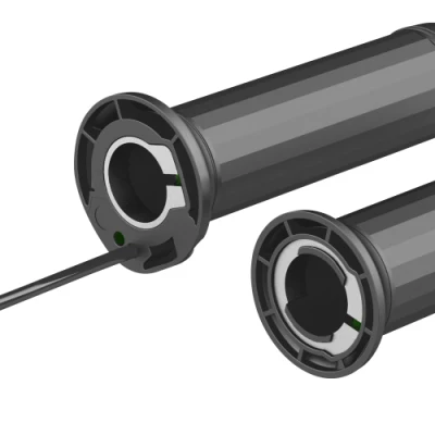 Parti elettriche per biciclette con impugnatura a farfalla Twist da 24 V-72 V. Leva dell&prime;acceleratore