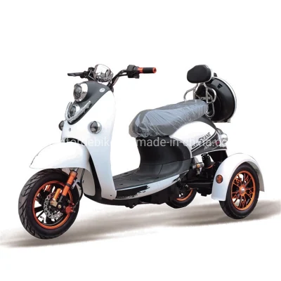 Nuovo passeggero accessibile Adulti elettrico 3 ruote bicicletta elettrica tre elettrici Scooter a gas motore Trike Cargo Bike Motociclismo scooter triciclo