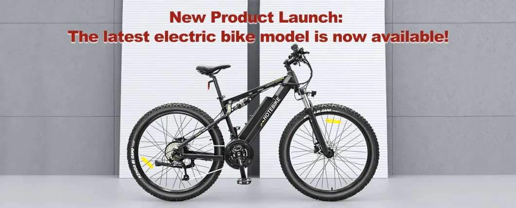 Hidden Battery Electric Bicycle 27.5-Inch Wheels Double Suspension Electric Bicycle