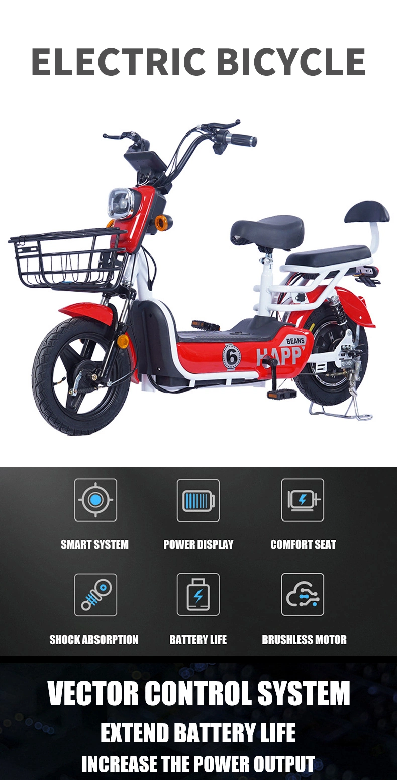 Factory Electric Bicycle 350W Motor 4-8h Recharging Time Best Ebike for Adults