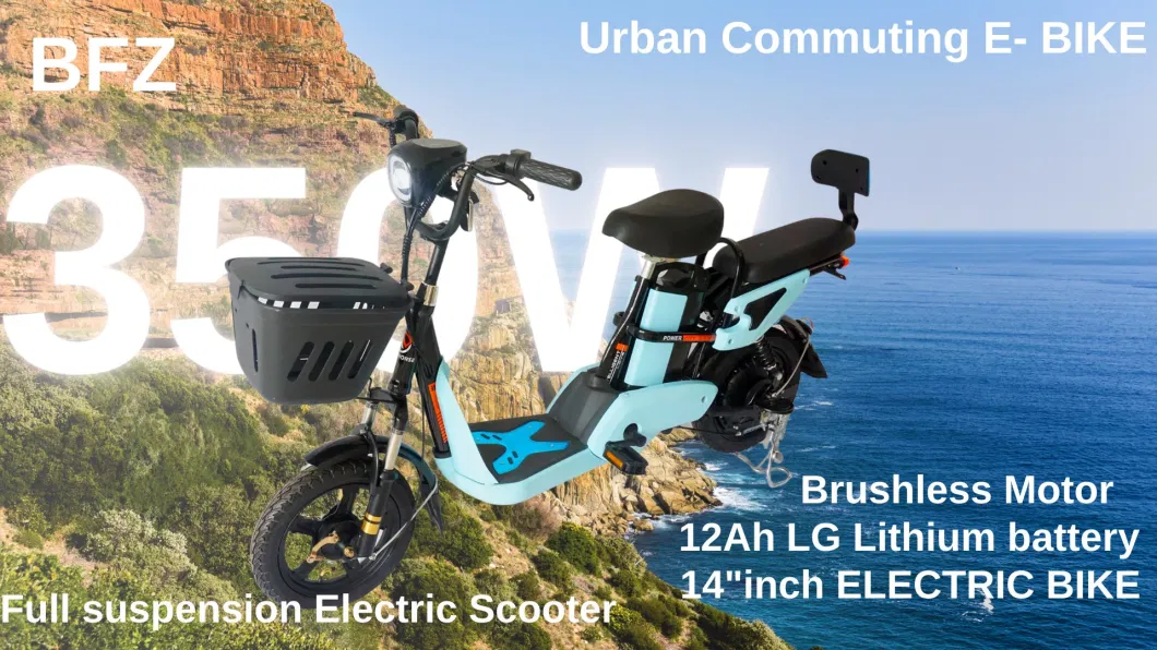 Electric Scooter City E-Bike Urban Commuting Bicycle 48V350W 12ah