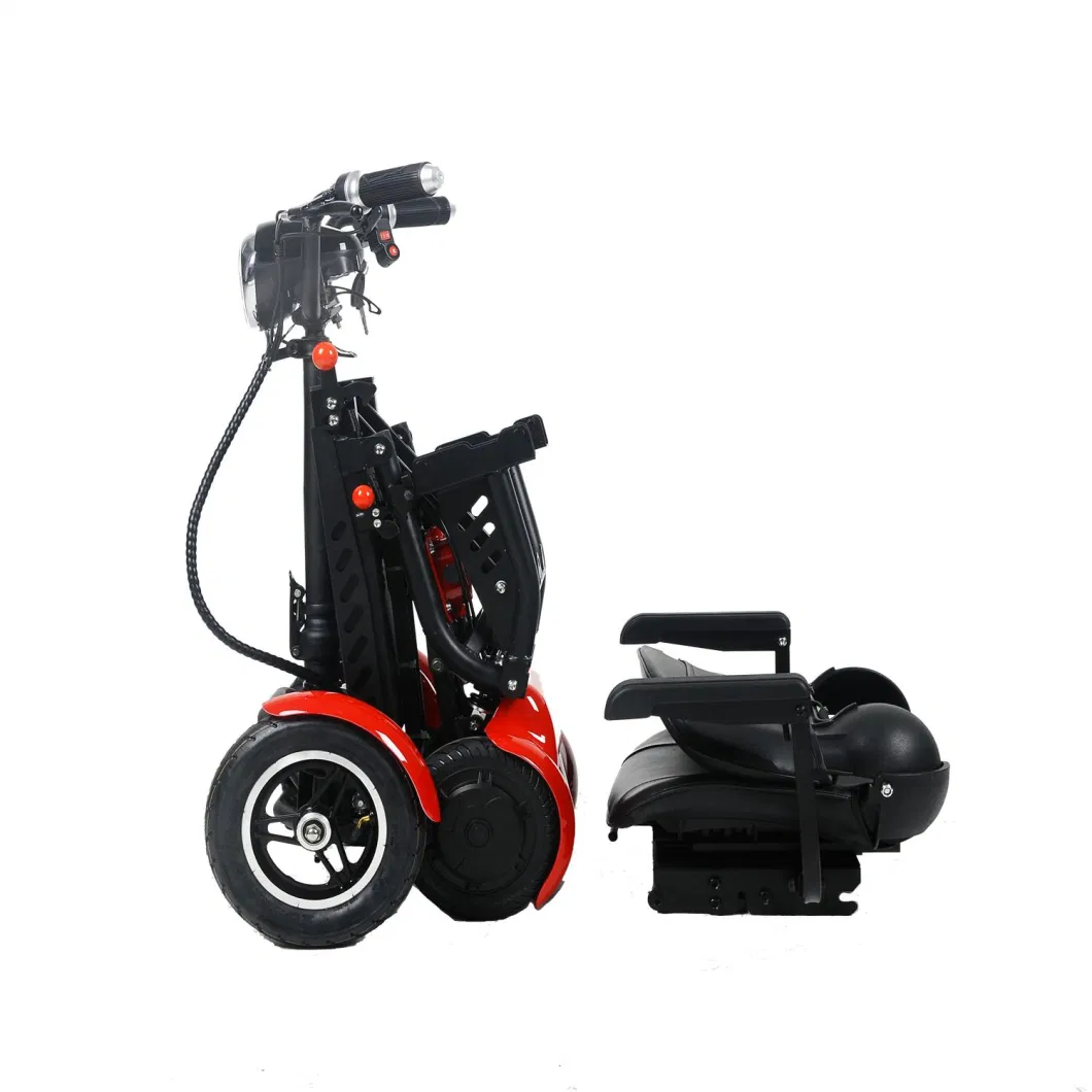 Fat Tire 4 Wheels Folding Electric Mobility Scooter for Disabled for Disabled and Elderly