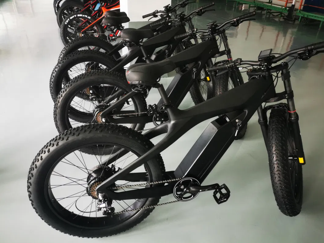 Fully Black Electric Motorcycle Scooter with Pedals for Adult