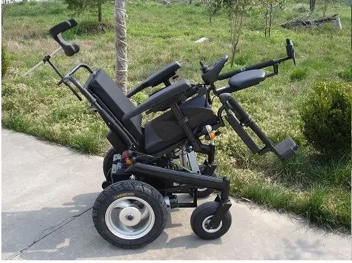 Aluminum Walking Aids with Four Wheels CE Rollator for Disabled and Elderly