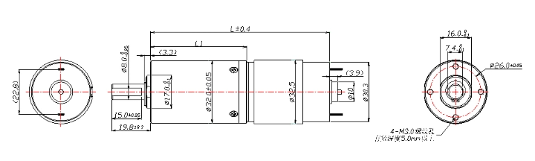 12V High Torque Low Rpm Electric Geared Motor