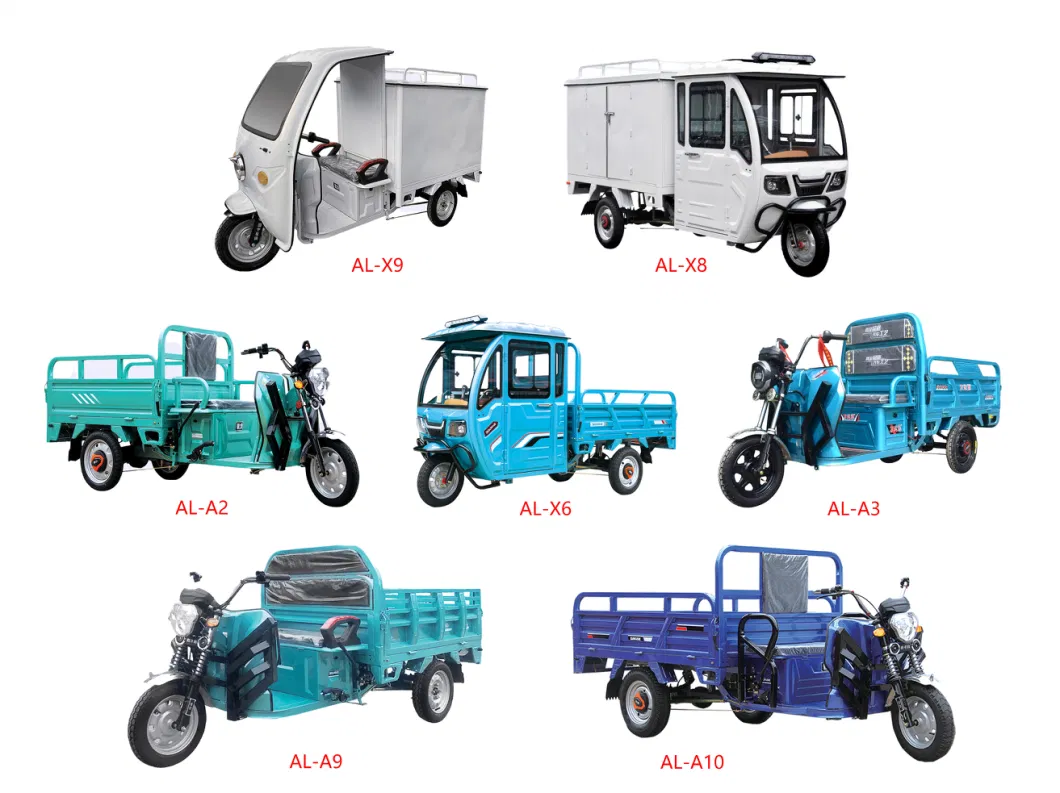 Electric Cargo Tricycle Mini Dumper Truck Delivery Tricycle