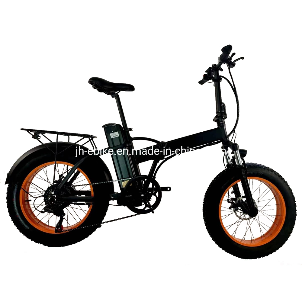 Dropshipping High Speed 20 Inch Fatbike 500W Brushless Folding Fat Tire Beach 48V Motor Electric Bike