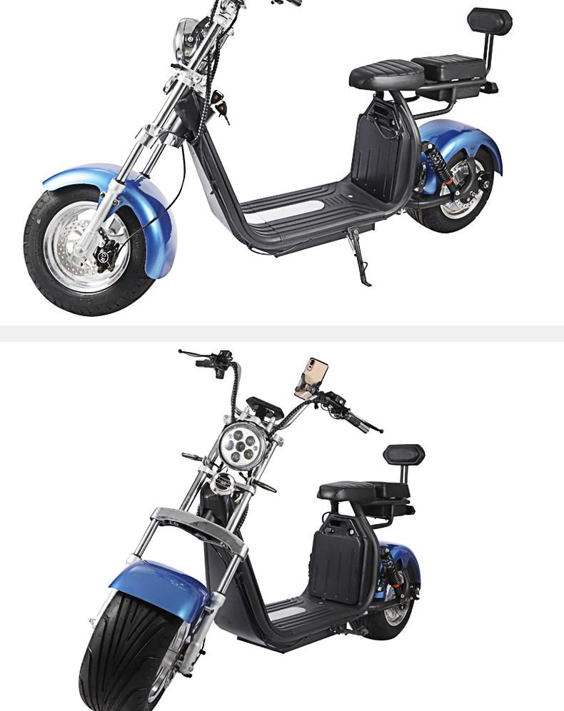 EEC Europe Offroad Adult Powerful City Coco 2000W 3000W Electric Scooter with Fat Bike Tire