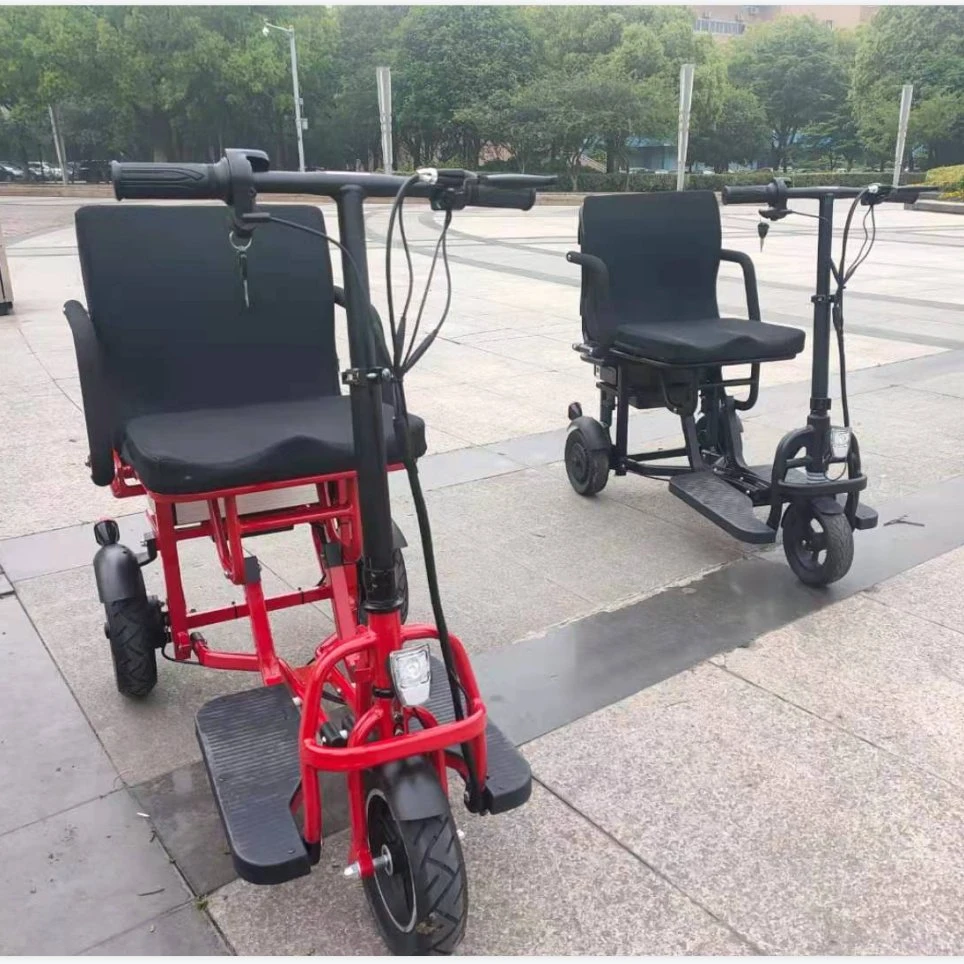 Handicapped Foldable Mobility Scooters Elderly Electric 3 Wheel with Seat for Seniors