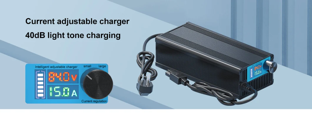 72V 10A Li-ion Battery Charger for E-Bike Electronic Scooter Electric Tool