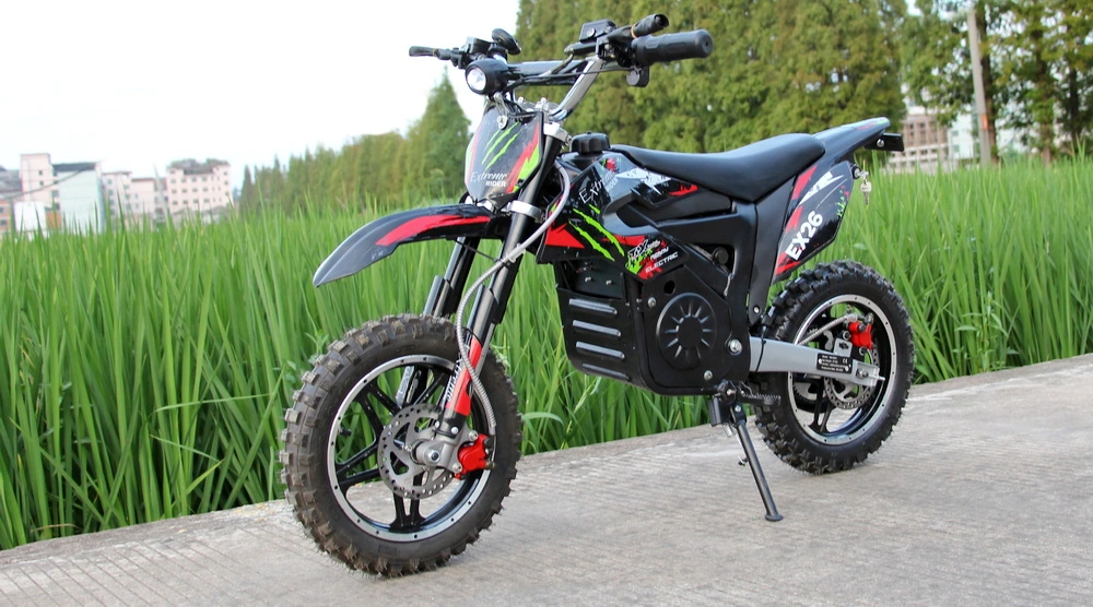 Kids Dirt Bike Electric Motorcycle 1200W 48V Brushless Gear Motor Two-Wheeled Bike Wholesale