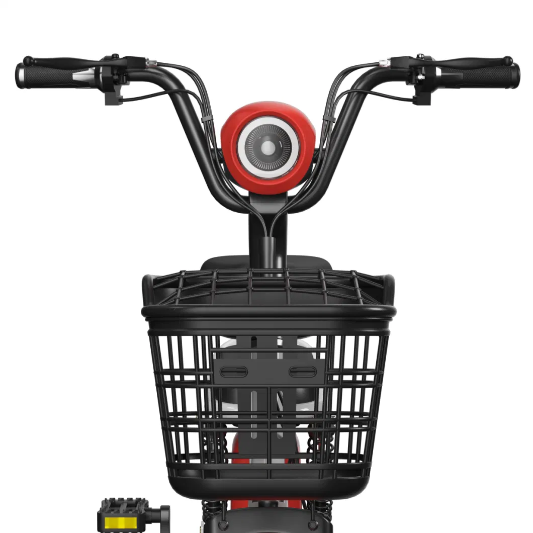 Hot Sale Electric Bike Scooter with 2 Seats and Front Basket