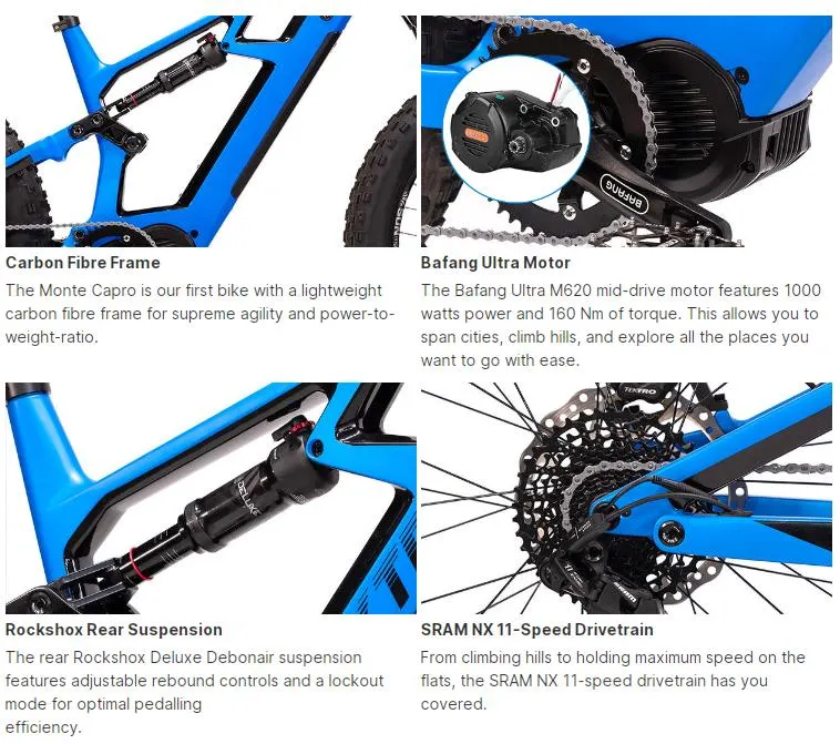 Carbon Frame for Both Electric Dirt Bike 27.5&quot; and E Mountain Bike Carbon Bike 1000W