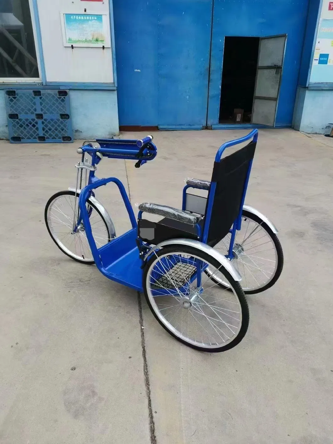 Three Wheel Electric Mini Scooter Tricy Passenger Comfortable Tricycle Handbike Wheelchair Bike