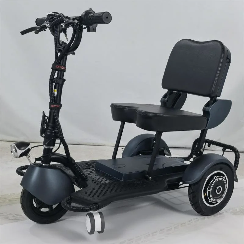 3 Wheel Handicapped Foldable Mobility Adult Scooter with 12ah Lead-Acid Battery