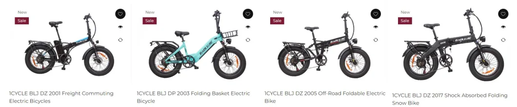 Electric Folding Cycle E Bike OEM Fat Tire Bike 20 Inch 500W Aluminum Alloy Ebike Fatbike Electric Bike for Adult City Mountain Folding Bike