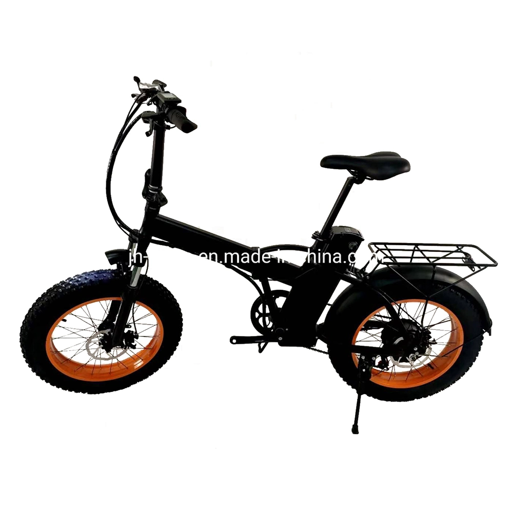 Dropshipping High Speed 20 Inch Fatbike 500W Brushless Folding Fat Tire Beach 48V Motor Electric Bike