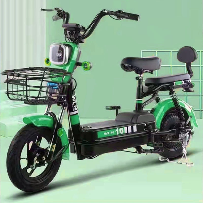 China New Type Electric Scooter 2 Seater 48V 350W Electric City Bike Scooter Bike Bicycle